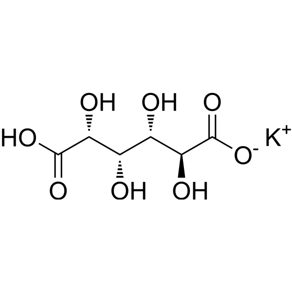 D-Glucaric acid potassium Chemical Structure D-Glucaric acid potassium (Synonyms: Potassium D-glucarate)
