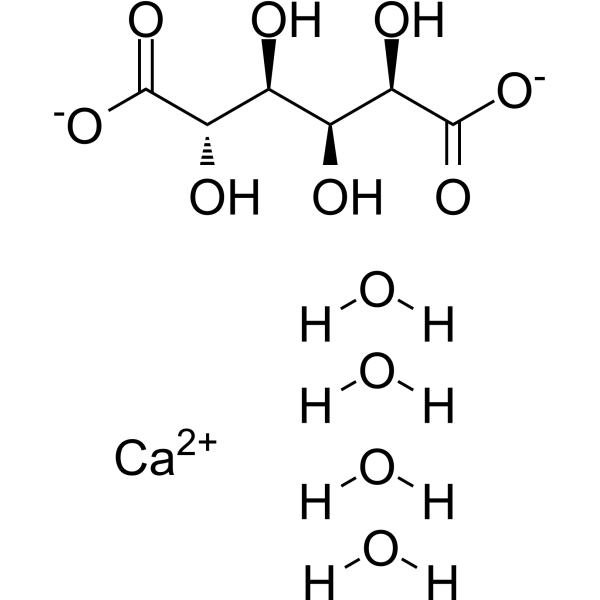 D-Glucaric acid tetrahydrate Chemical Structure D-Glucaric acid tetrahydrate (Synonyms: Calcium D-glucarate tetrahydrate)