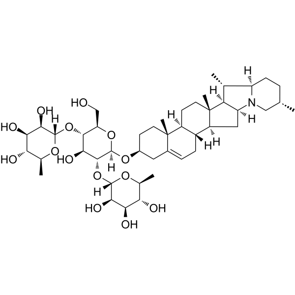 α-Chaconine Chemical Structure α-Chaconine (Synonyms: 阿尔法卡茄碱)