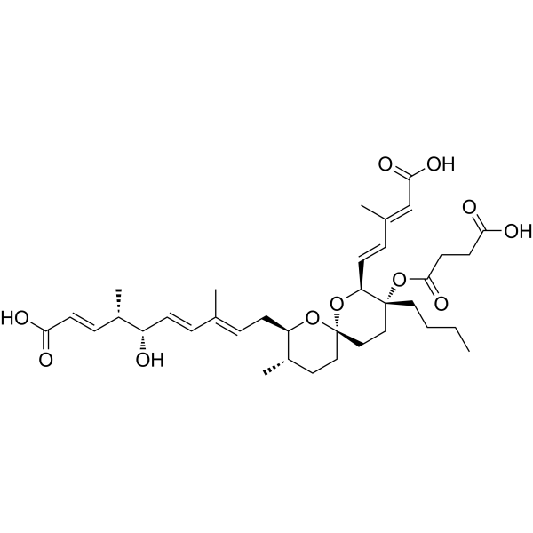 Reveromycin A Chemical Structure Reveromycin A (Synonyms: 雷弗霉素A)
