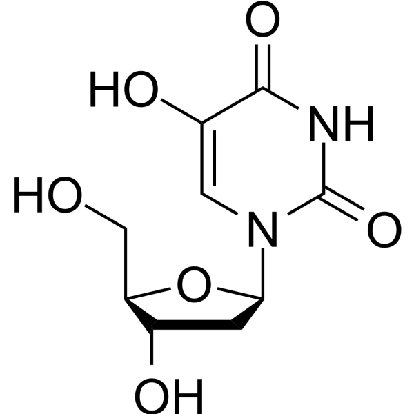 5-Hydroxy-2'-deoxyuridine Chemical Structure 5-Hydroxy-2