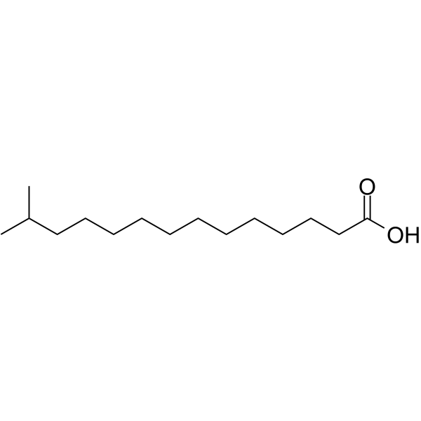 13-Methyltetradecanoic acid                                          (Synonyms: 13-MTD;  13-Methylmyristic acid)