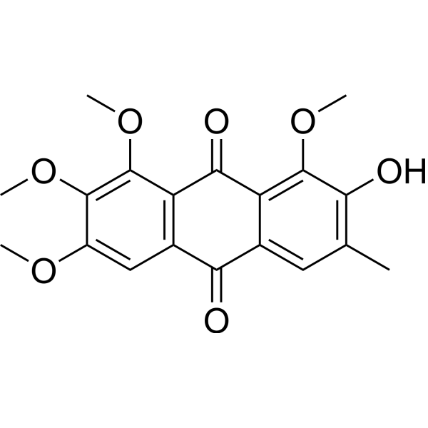 Chrysoobtusin Chemical Structure Chrysoobtusin