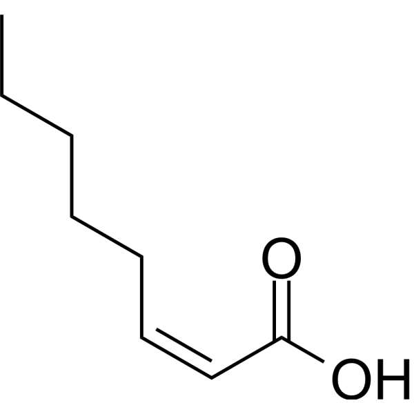 (Z)-2-Octenoic acid Chemical Structure (Z)-2-Octenoic acid