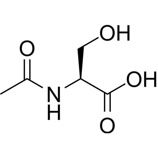 N-Acetylserine Chemical Structure N-Acetylserine (Synonyms: N-Acetyl-L-serine)
