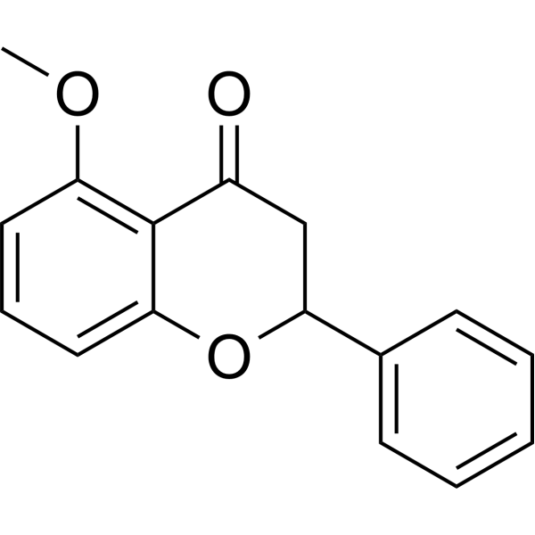 5-Methoxyflavanone Chemical Structure 5-Methoxyflavanone