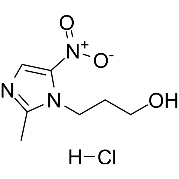 Ternidazole hydrochloride Chemical Structure Ternidazole hydrochloride