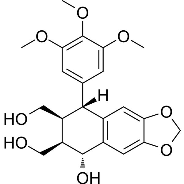 Picropodophyllol Chemical Structure Picropodophyllol