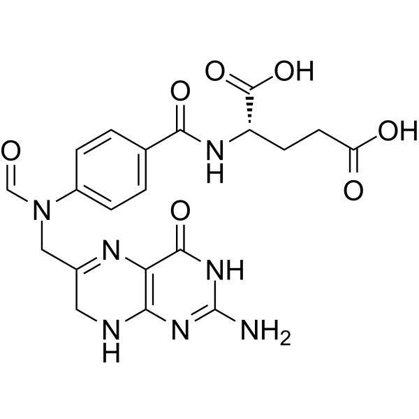 10-Formyl-7,8-dihydrofolic acid Chemical Structure 10-Formyl-7,8-dihydrofolic acid
