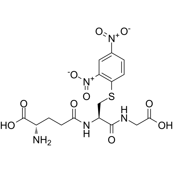 S-(2,4-Dinitrophenyl)glutathione Chemical Structure S-(2,4-Dinitrophenyl)glutathione