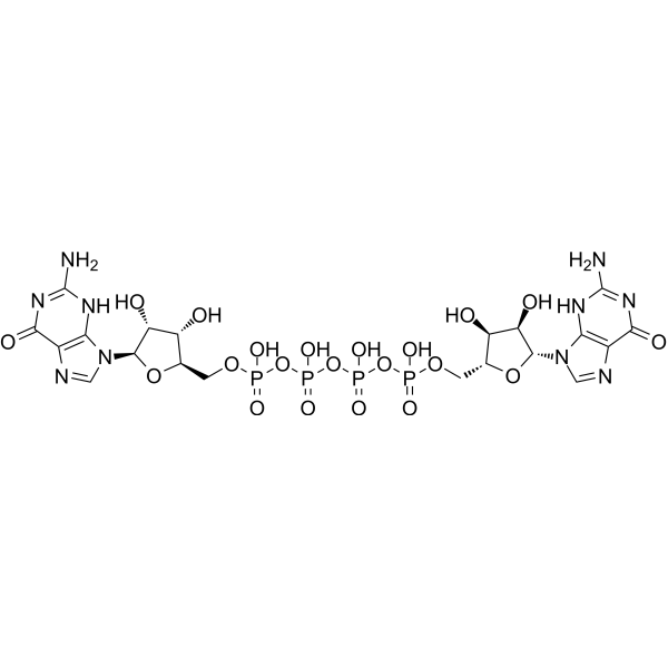 GP4G Chemical Structure GP4G (Synonyms: Diguanoside tetraphosphate)