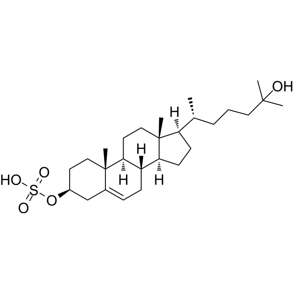 Larsucosterol Chemical Structure Larsucosterol (Synonyms: DUR-928)