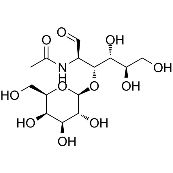 Lacto-N-biose I Chemical Structure Lacto-N-biose I (Synonyms: Galβ1-3GlcNAc)