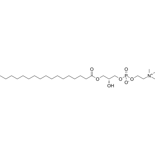 1-Heptadecanoyl-2-hydroxy-sn-glycero-3-phosphocholine Chemical Structure 1-Heptadecanoyl-2-hydroxy-sn-glycero-3-phosphocholine