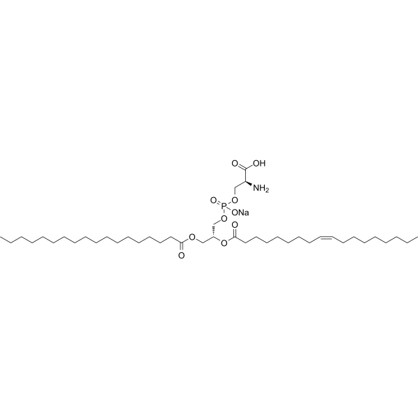 18:0,18:1 PS sodium Chemical Structure 18:0,18:1 PS sodium