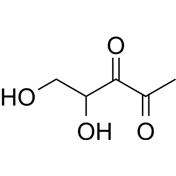 4,5-Dihydroxy-2,3-pentanedione Chemical Structure 4,5-Dihydroxy-2,3-pentanedione