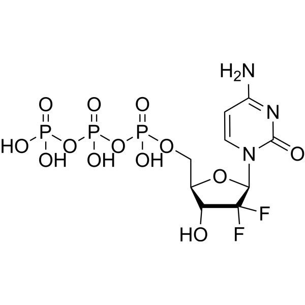 Gemcitabine triphosphate Chemical Structure Gemcitabine triphosphate (Synonyms: dFdCTP)