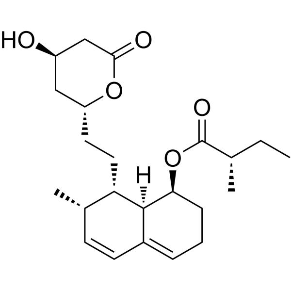 Mevastatin (Standard) Chemical Structure Mevastatin (Standard) (Synonyms: Compactin(Standard); ML236B (Standard))