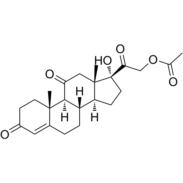 Cortisone acetate (Standard) Chemical Structure Cortisone acetate (Standard) (Synonyms: Cortisone 21-acetate (Standard))