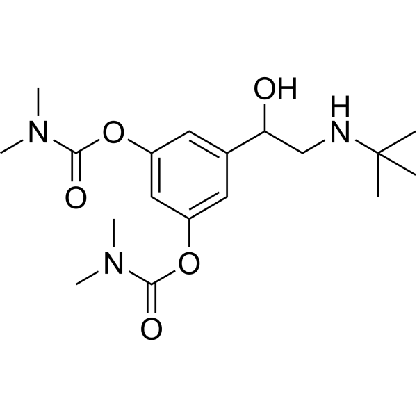 Bambuterol Chemical Structure Bambuterol (Synonyms: 班布特罗; (±)-Bambuterol; KWD-2183)
