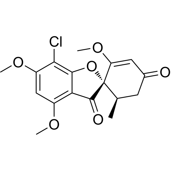 Griseofulvin (Standard) Chemical Structure Griseofulvin (Standard) (Synonyms: 灰黄霉素(标准品))
