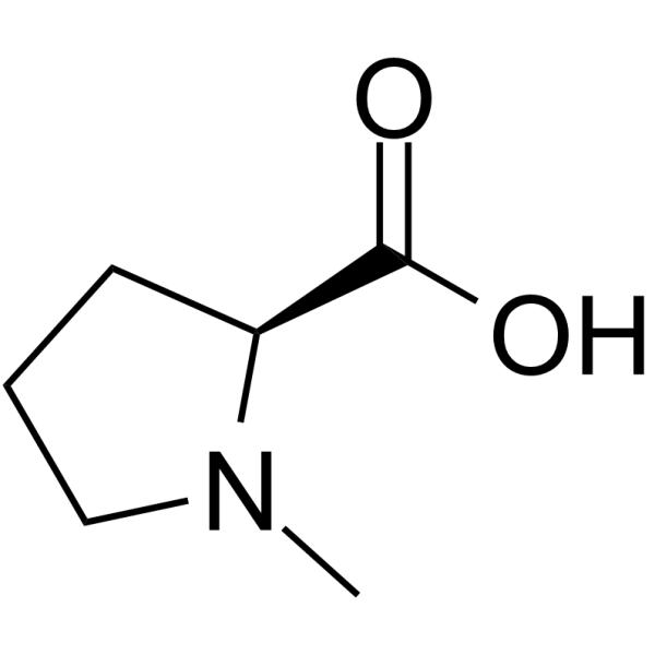 Hygric acid Chemical Structure Hygric acid (Synonyms: N-Methyl-L-proline)