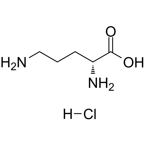 D-Ornithine hydrochloride Chemical Structure D-Ornithine hydrochloride (Synonyms: (R)-Ornithine hydrochloride)