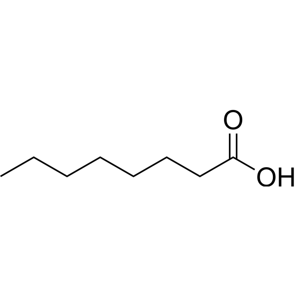 Octanoic acid (Standard) Chemical Structure Octanoic acid (Standard) (Synonyms: Caprylic acid (Standard))