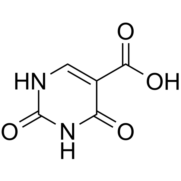 2,4-Dihydroxypyrimidine-5-carboxylic Acid Chemical Structure 2,4-Dihydroxypyrimidine-5-carboxylic Acid