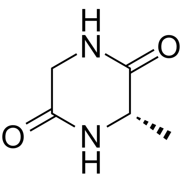 Cyclo(Ala-Gly) Chemical Structure Cyclo(Ala-Gly)