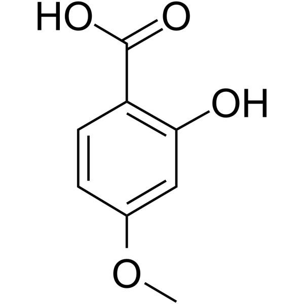 2-Hydroxy-4-methoxybenzoic acid Chemical Structure 2-Hydroxy-4-methoxybenzoic acid (Synonyms: 4-Methoxysalicylic Acid)