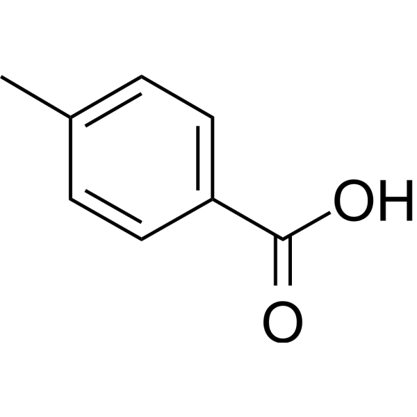 p-Toluic acid Chemical Structure p-Toluic acid (Synonyms: 对甲基苯甲酸; 4-Methylbenzoic acid)