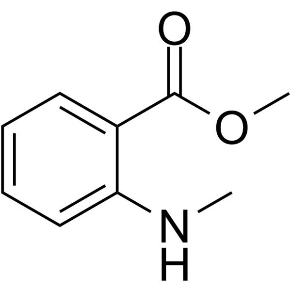 Methyl N-methylanthranilate Chemical Structure Methyl N-methylanthranilate (Synonyms: 邻甲氨基苯甲酸甲酯)