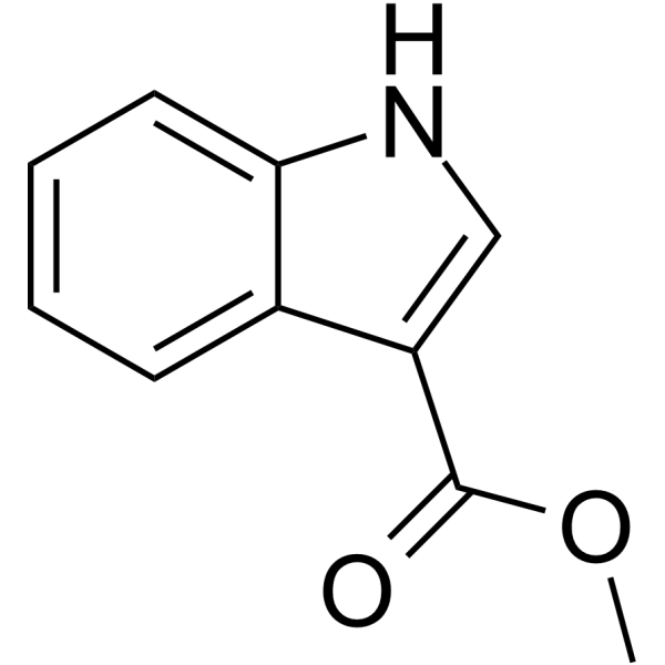 Methyl indole-3-carboxylate Chemical Structure Methyl indole-3-carboxylate (Synonyms: 3-吲哚甲酸甲酯;吲哚-3-羧酸甲酯;吲哚3-羧酸甲酯)
