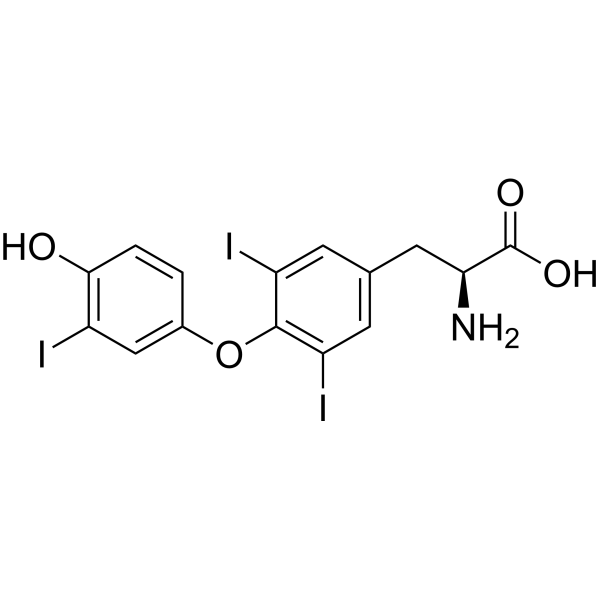 Liothyronine (Standard) Chemical Structure Liothyronine (Standard) (Synonyms: Triiodothyronine (Standard); 3,3