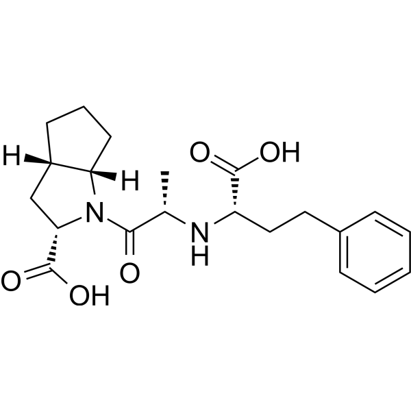 Ramiprilat Chemical Structure Ramiprilat (Synonyms: 雷米普利拉; HOE 498 diacid; Ramipril diacid)