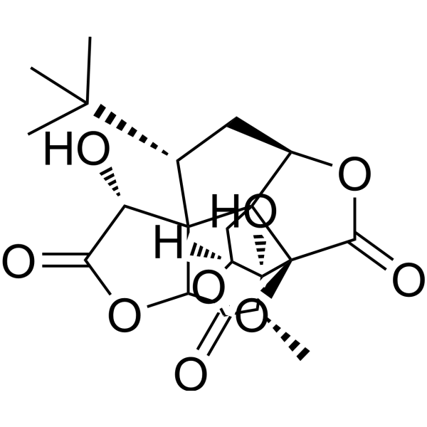 Ginkgolide A (Standard) Chemical Structure Ginkgolide A (Standard) (Synonyms: BN-52020 (Standard))