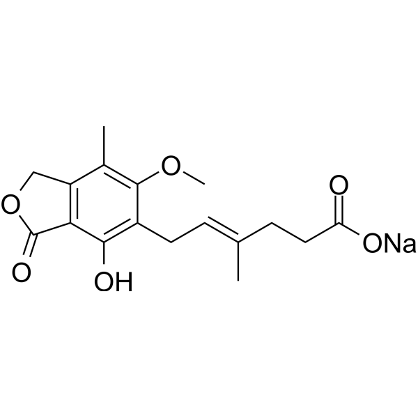 Mycophenolic acid sodium                                          (Synonyms: Mycophenolate sodium)