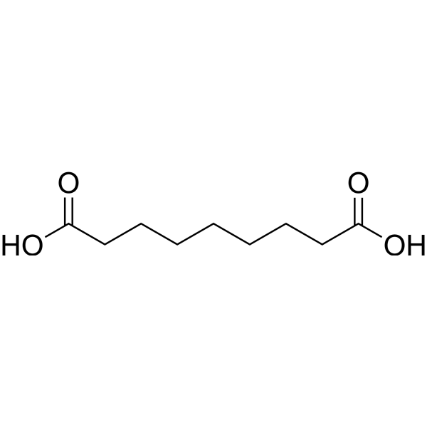 Azelaic acid (Standard) Chemical Structure Azelaic acid (Standard) (Synonyms: Nonanedioic acid (Standard))