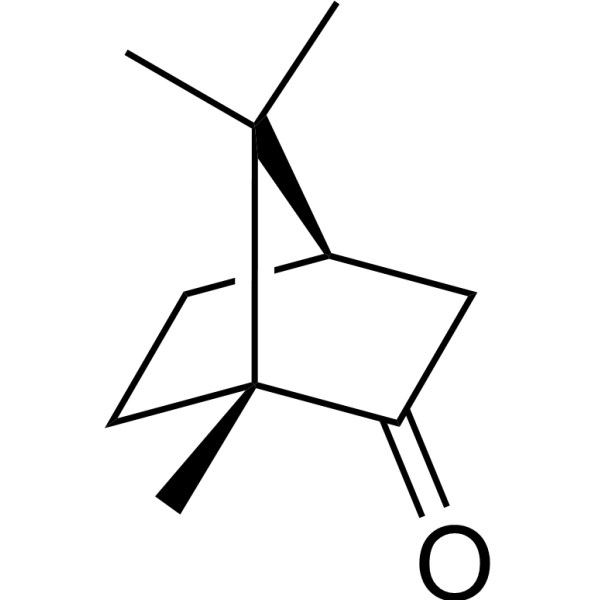 (+)-Camphor Chemical Structure (+)-Camphor (Synonyms: (+)-樟脑; D-(+)-Camphor; (1R)-(+)-Camphor)