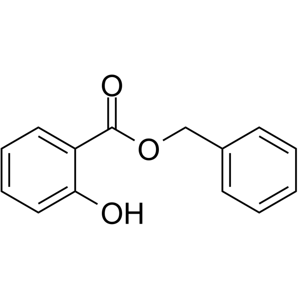 Benzyl salicylate Chemical Structure Benzyl salicylate (Synonyms: 柳酸苄酯; NSC 6647)