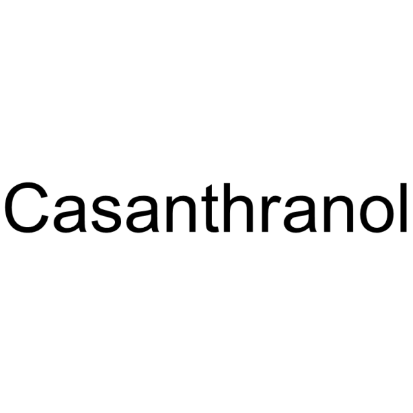 Casanthranol Chemical Structure Casanthranol (Synonyms: 鼠李蒽酚)