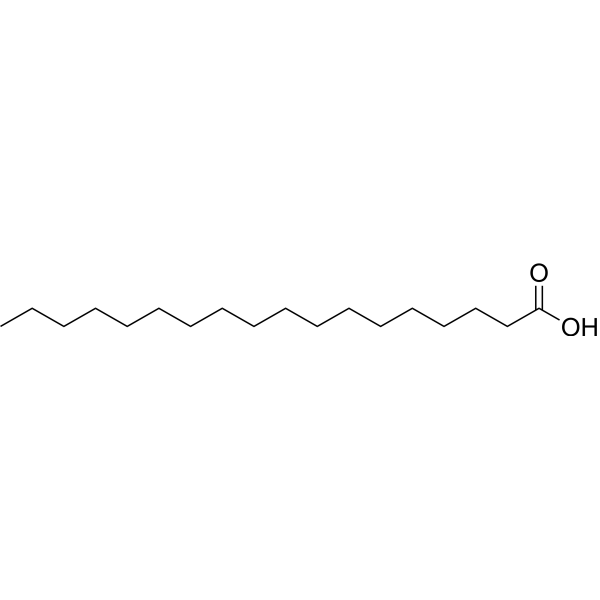 Stearic acid (Standard) Chemical Structure Stearic acid (Standard) (Synonyms: 硬脂酸(标准品) ;硬脂肪酸(标准品) ; 硬酯酸(标准品) ;十八烷酸(标准品))