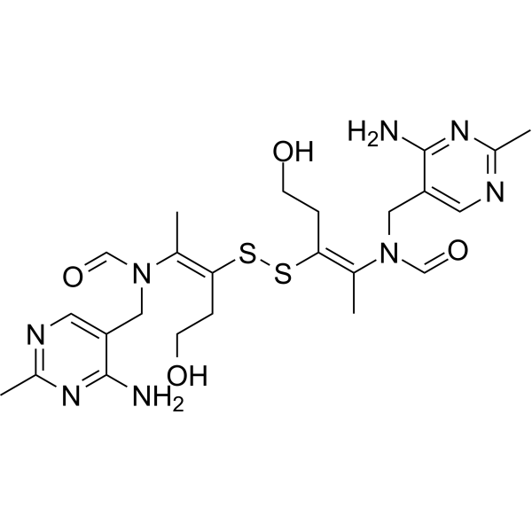 Thiamine disulfide Chemical Structure Thiamine disulfide (Synonyms: 二硫化硫胺)