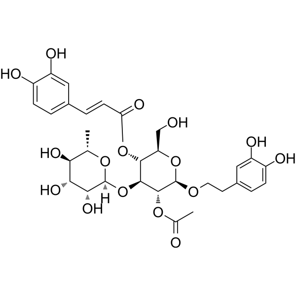 2'-Acetylacteoside Chemical Structure 2