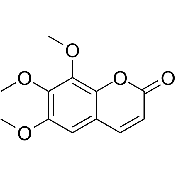 Dimethylfraxetin Chemical Structure Dimethylfraxetin (Synonyms: 6,7,8-Trimethoxycoumarin; Fraxetin dimethyl ether)