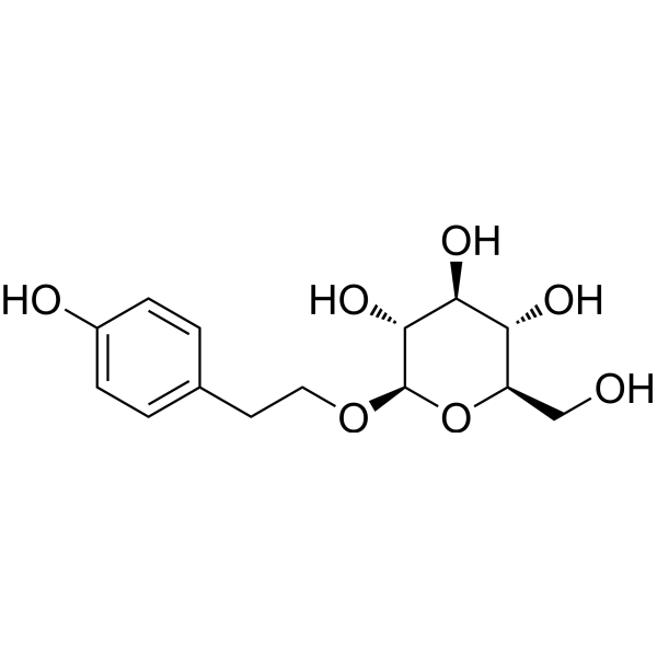 Salidroside (Standard) Chemical Structure Salidroside (Standard) (Synonyms: Rhodioloside (Standard))