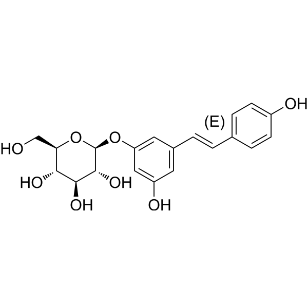 Polydatin (Standard) Chemical Structure Polydatin (Standard) (Synonyms: 虎杖苷(标准品); Piceid (Standard))