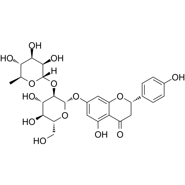 Naringin (Standard) Chemical Structure Naringin (Standard) (Synonyms: 柚皮苷 (标准品); ; Naringoside (Standard))