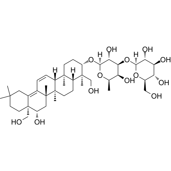 Saikosaponin B1 Chemical Structure Saikosaponin B1 (Synonyms: 柴胡皂苷B1)